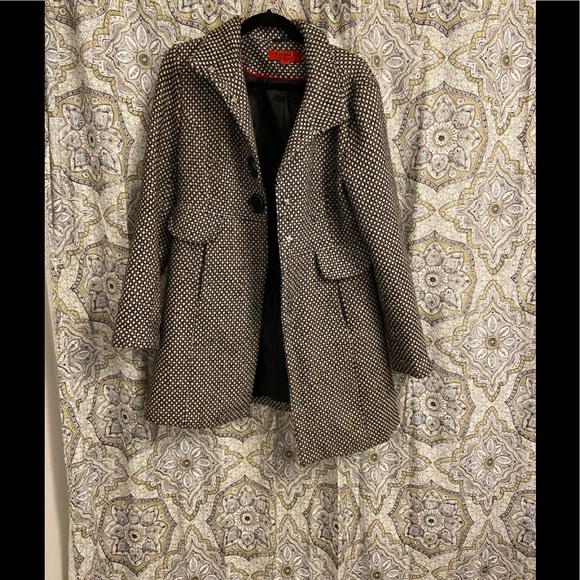 CoffeeShop Red Women's Coat (L) - Picture 1 of 16